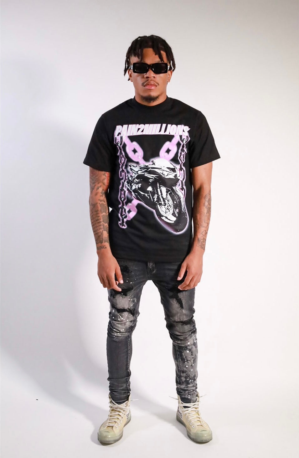 P2M Bikers & Chains (Black and Pink)