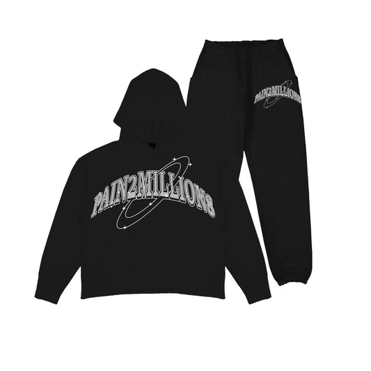 P2M Universe Black Sweatsuit