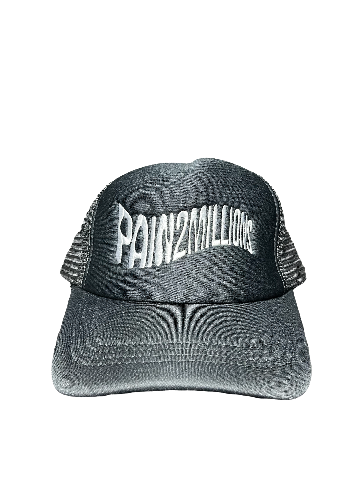 P2M Trucker Hat (Black/White)